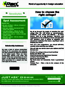 Rao Consultants mailer
