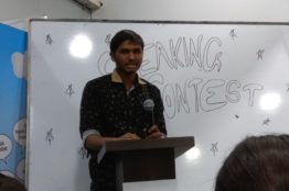 Speaking contest at Rao Consultants