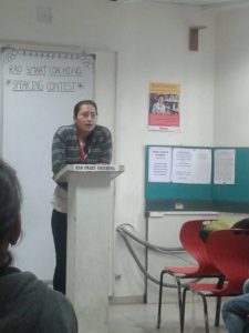 Speaking contest at Rao Consultants