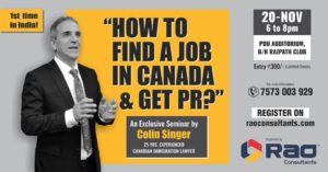 Canada PR Seminar for Skilled Workers Category
