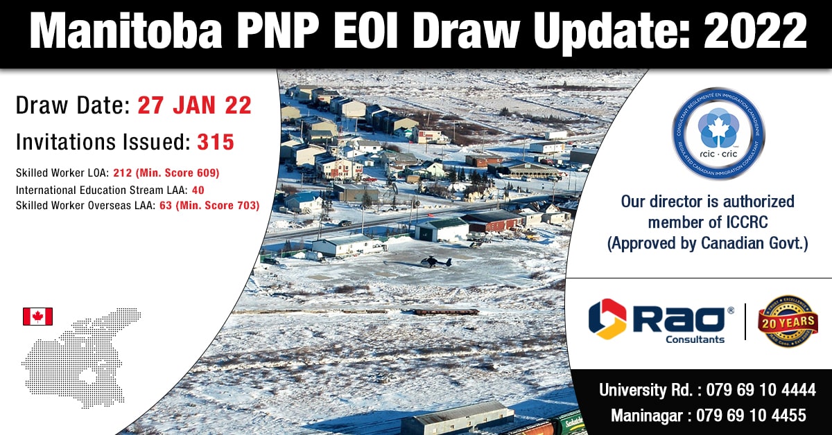 Manitoba Draw 315 immigration