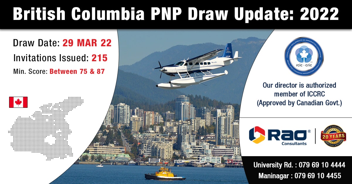 British Columbia PNP Draw