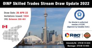 OINP Skilled Trade Stream Draw
