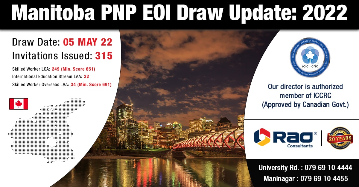 Manitoba PNP EOI Draw Update