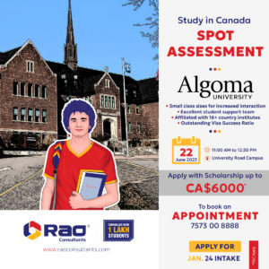 algoma university spot assessment study in canada